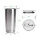 Stainless Steel Mug (2pcs)