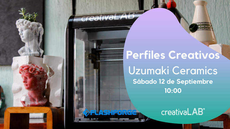 Cerámica e impresión 3D: Perfil Creativo I/ Uzumaki Ceramics