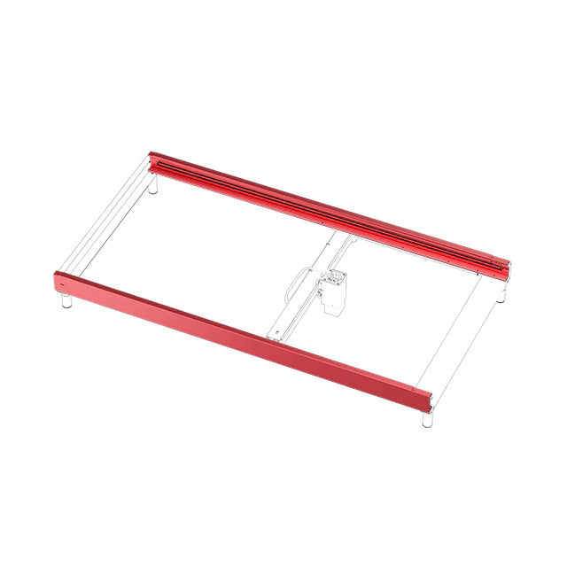 Extensión para cortadora láser xTool D1 Roja - Extension Kit Red