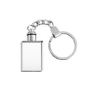 Multicolored LED Lights K5 Crystal Rectangular Keychain (10pcs)