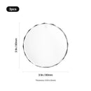 K5 Crystal Faceted Round Ornament (3pcs)