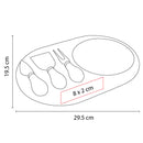 Set de Tabla de Madera y 3 Accesorios para Grabado Láser