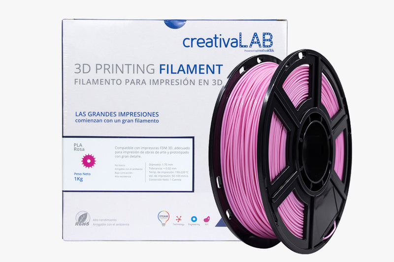 Filamento CreativaLab PLA Rosa 1.75mm 1 kg