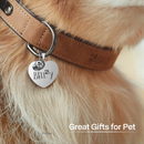 Silver Stainless Steel Tag (heart)