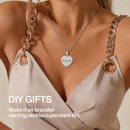 Silver Stainless Steel Tag (heart)