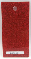 Acrílico Glitter 3mm de 30 X 30 cm