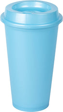 Vaso plástico con tapa