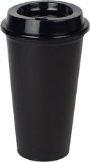 Vaso plástico con tapa